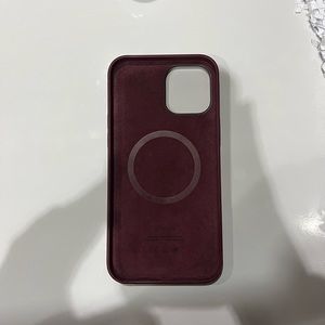 Burgundy IPhone 12 PRO MAX APPLE CASE